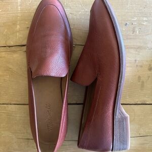 Madewell Womens Brown Leather Loafers